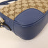 GUCCI GHW Shoulder Bag 449413 GG Canvas Brown Blue