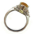 FINE JEWELRY 5.64ct Imperial Topaz 0.55ct Diamond Ring PT900 Platinum US#8