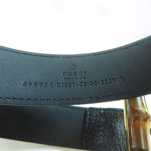 GUCCI GHW GG Belt Calfskin Leather 699954