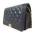 CHANEL Quilted CC GHW Boy WOC Wallet On Chain Shoulder Bag A80287 Lambskin Black