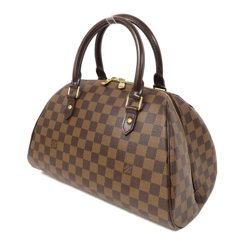 LOUIS VUITTON LV GHW Ribera MM Hand Bag N41434 Damier Ebene Brown