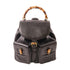 GUCCI GG GHW Bamboo Backpack Rucksack 003 2058 0016 Leather Black