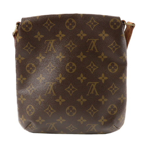 LOUIS VUITTON LV GHW Musette Salsa Short Shoulder Bag M51258 Monogram Brown v1