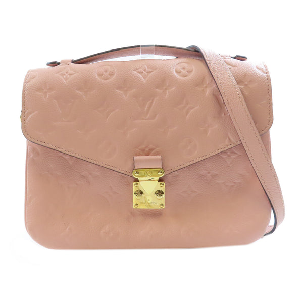 LOUIS VUITTON LV GHW Pochette Metis 2 Way Bag M47045 Monogram Empreinte Pink