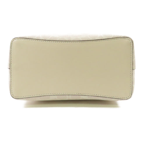 COACH GHW 2 Way Shoulder Bag C2081 PVC Coated Canvas