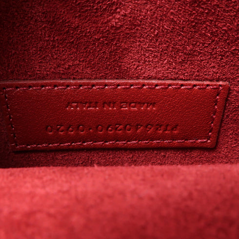 SAINT LAURENT YSL GHW Elise Chain Shoulder Bag 640290 Embossed Calfskin Leather