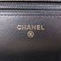 CHANEL CC GHW SHW 19 WOC Wallet On Chain Shoulder Bag Tweed Black Purple