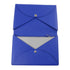 HERMES PHW Pochette Calvi MM Clutch Epsom Leather Blue