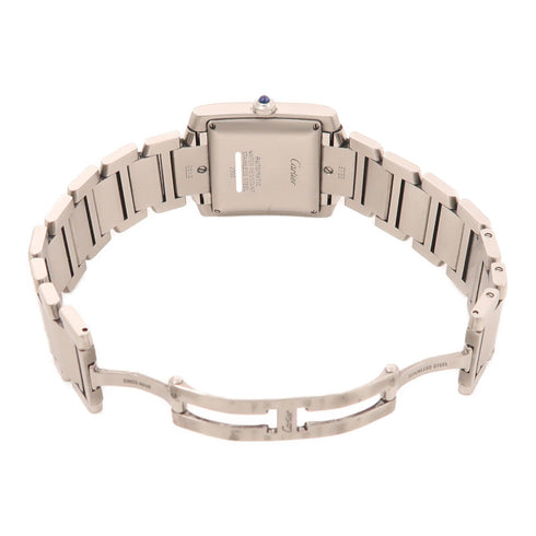 CARTIER Tank Francaise Automatic Watch 2302 Stainless Steel White