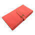 HERMES PHW Bearn Wallet Long Wallet Chevre Leather Pink
