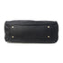 BVLGARI GHW Monete 2 Way Shoulder Bag Leather Black
