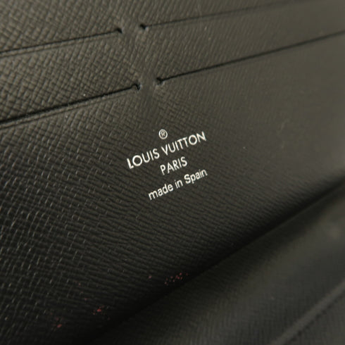 LOUIS VUITTON LV SHW Zippy Organizer Wallet N60111 Damier Graphite Black Gray