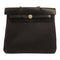 HERMES PHW Herbag Backpack Canvas/Leather 89 Noir