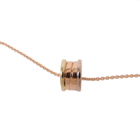 BVLGARI B-Zero1 Perfect Mistake Necklace 18K Yellow/White/Pink Gold