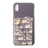Christian Dior CD GHW iphone 10 Case Leather Canvas Black Blue