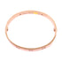 CARTIER 4 Diamond Love Bracelet Bangle Cartier#17 18K Rose Gold B6070017
