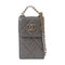 CHANEL Quilted CC SHW GHW 19 Phone Bag Chain Shoulder Bag AP1773 Lambskin Gray