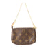 LOUIS VUITTON LV GHW Mini Pochette Accessoires Handbag M58009 Monogram Brown v5