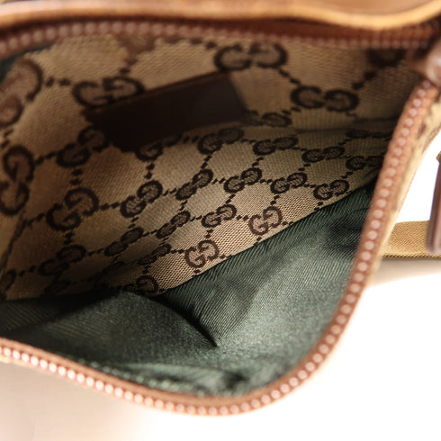 GUCCI GG SHW Waist Bag 28566 Canvas Brown v1