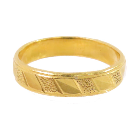 Jewelry Gold Ring US#4 24K Yellow Gold