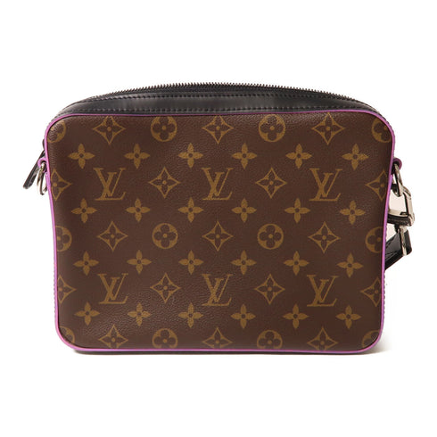 LOUIS VUITTON LV SHW Trio Shoulder Bag M46266 Monogram Brown/Purple