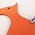 HERMES Dog Charm Epsom Leather Orange Brown