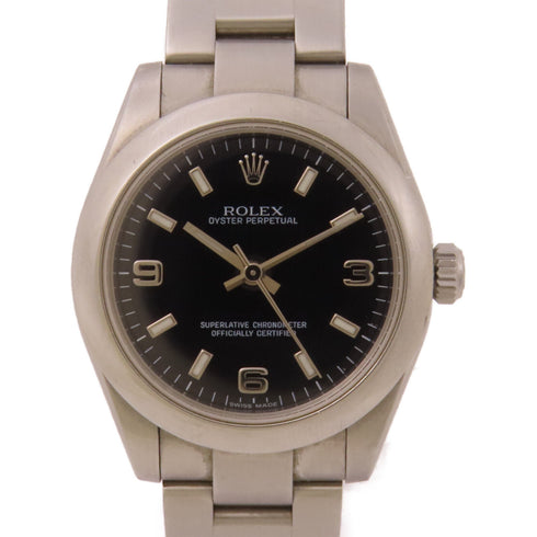 ROLEX Oyster Perpetual 31 177200 Automatic Watch Black