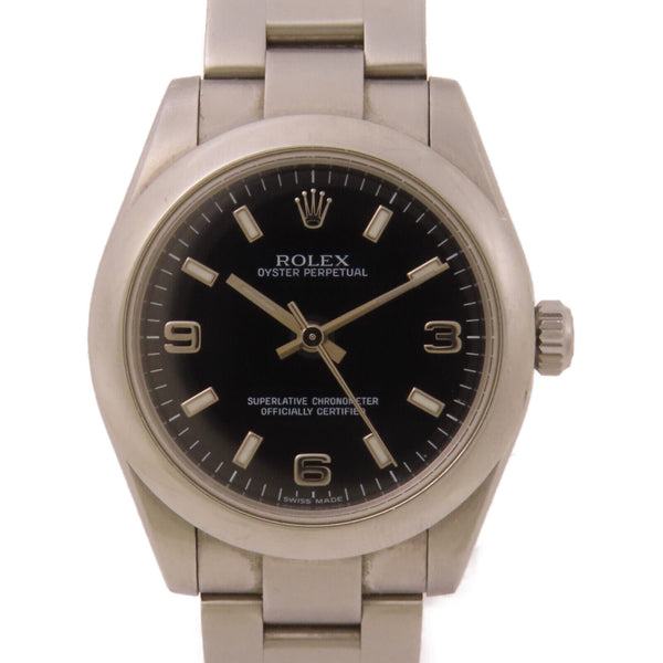 ROLEX Oyster Perpetual 31 177200 Automatic Watch Black