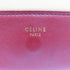 CELINE GHW Frame Shoulder Bag 180263 Calfskin Leather Red/Beige