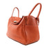 HERMES PHW Lindy 30 2 Way Shoulder Bag Taurillon Clemence Leather Orange