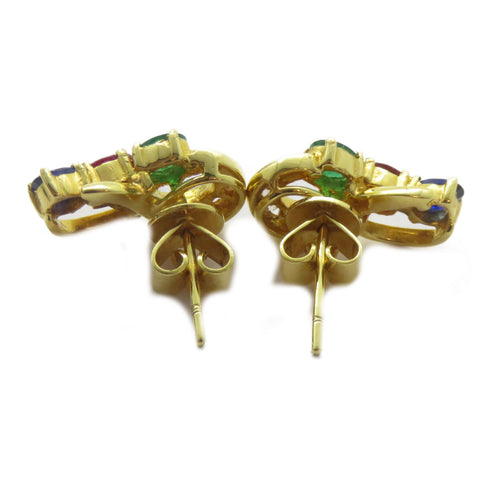 FINE JEWELRY Topaz Earrings 18K Yellow Gold