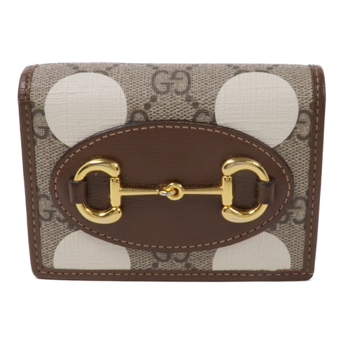 GUCCI GG GHW Wallet 62887 PVC Coated Canvas