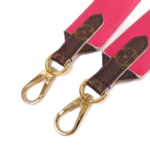 LOUIS VUITTON LV GHW Bandouliere Shoulder Strap J02287 Monogram Brown Pink