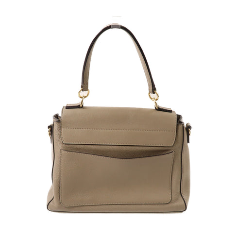 Chloe GHW Faye Bag 2 Way Shoulder Bag Grey