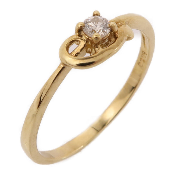 JEWELRY Diamond Ring 18K Yellow Gold US#7 v1