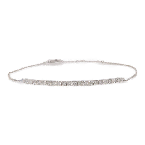 JEWELRY Diamond Bracelet 18K White Gold v2