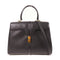 CELINE GHW Celine 16 2 Way Shoulder Bag Calfskin Leather Black