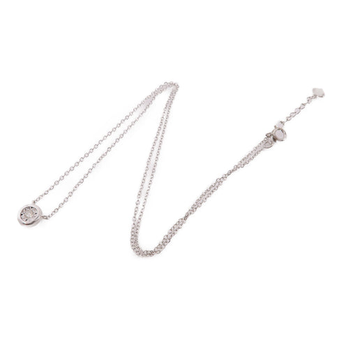 JEWELRY Diamond Necklace 18K White Gold v7