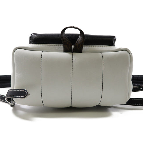 LOUIS VUITTON LV SHW Palm Springs PM Backpack M55797 Calfskin White/Black