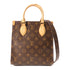 LOUIS VUITTON LV GHW Sac Plat BB 2 Way Shoulder Bag M46265 Monogram Brown v1