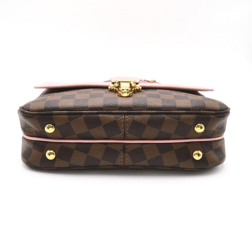 LOUIS VUITTON LV GHW Clapton Shoulder Crossbody Bag N44244 Damier Brown Pink