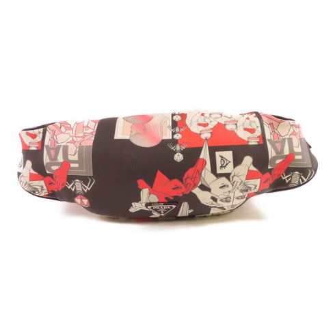 PRADA SHW Waist Bag 2VL006 Coated Canvas Multicolor