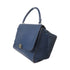 CELINE SHW Trapeze 2 Way Shoulder Bag Handbag 169543 Calfskin Leather Navy