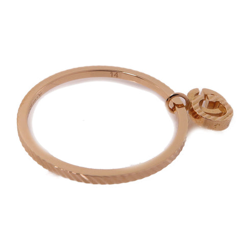 GUCCI GG Running Charm Ring 18K Pink Gold US#6.75