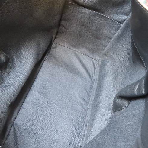 LOEWE SHW Hammock Bag 2 Way Shoulder Handbag Calfskin Leather Black Red