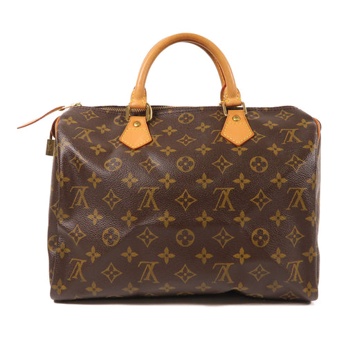 LOUIS VUITTON LV GHW Speedy 30 Hand Bag M41108 Monogram Brown