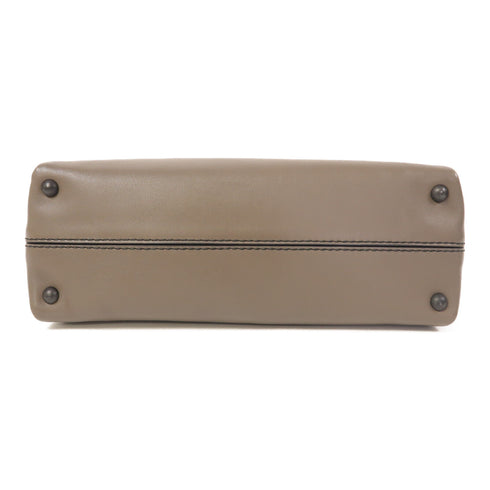 BOTTEGA VENETA BV 2 Way Shoulder Bag Calfskin Leather Grey