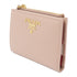 PRADA GHW Wallet Saffiano Leather Beige