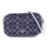 COACH SHW Chain Shoulder Bag F25878 Canvas Blue