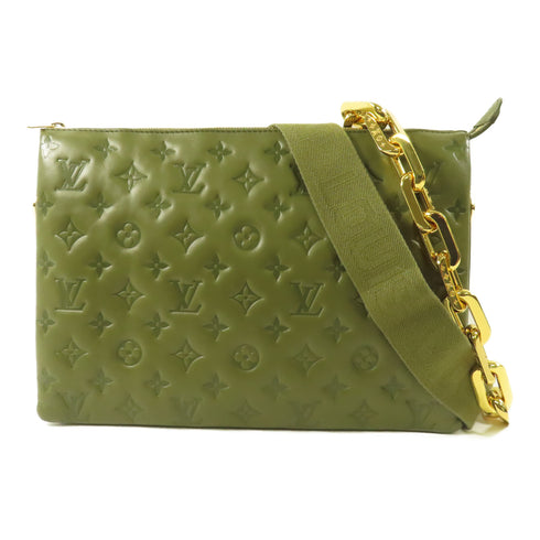 LOUIS VUITTON LV GHW Coussin MM 2 Way Shoulder Bag Monogram Embossed
